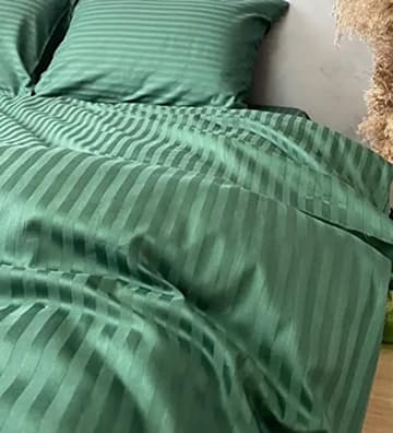 Комплект постільної білизни Страйп Сатин | SS-3 фото 1